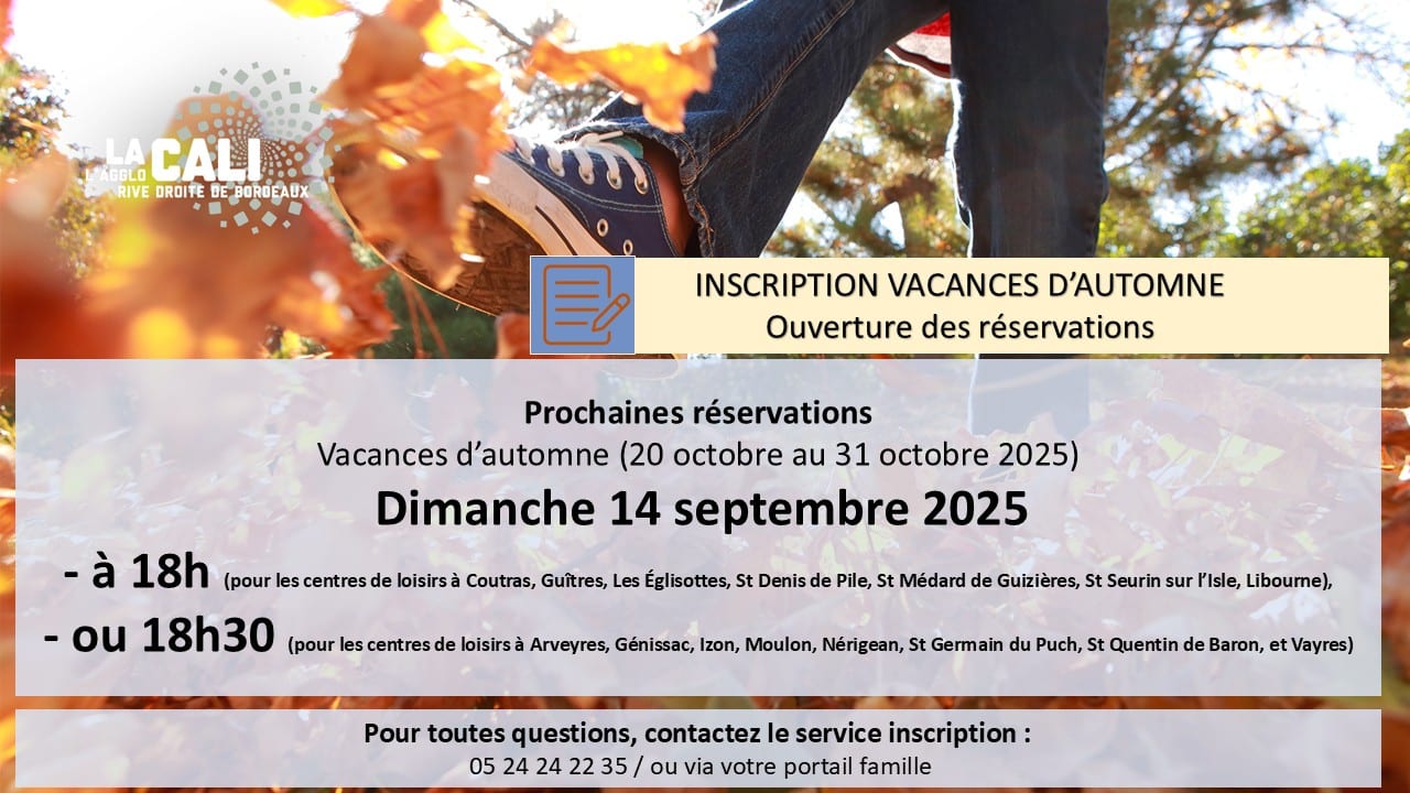 Affiche vacances-automne-2025