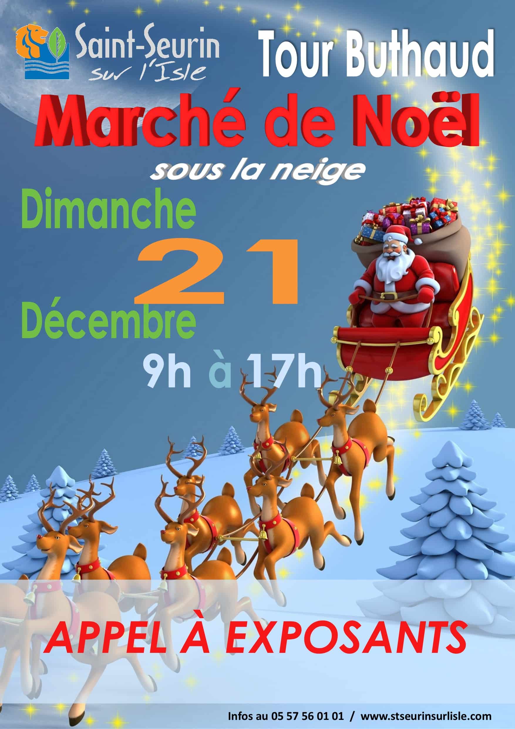 appel exposants marché noel 2025