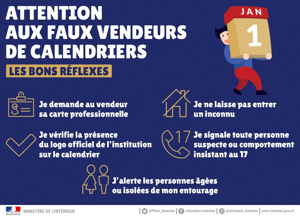 vente calendrier