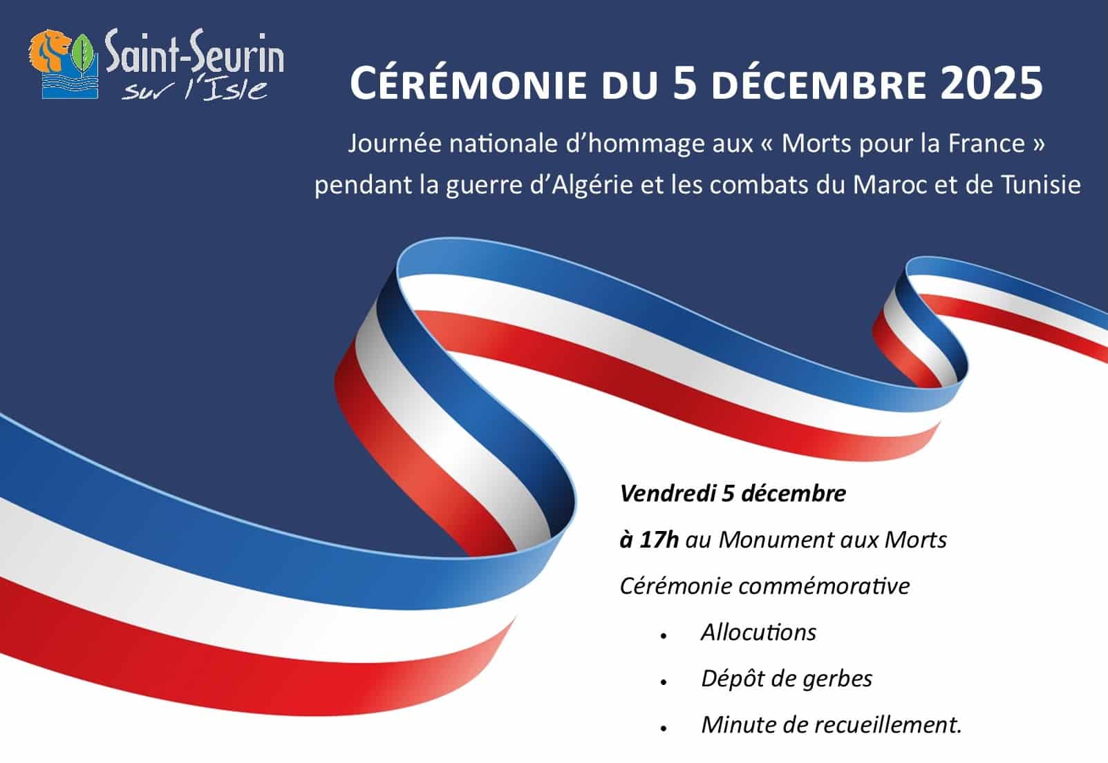 cérémonie 5 décembre 2025