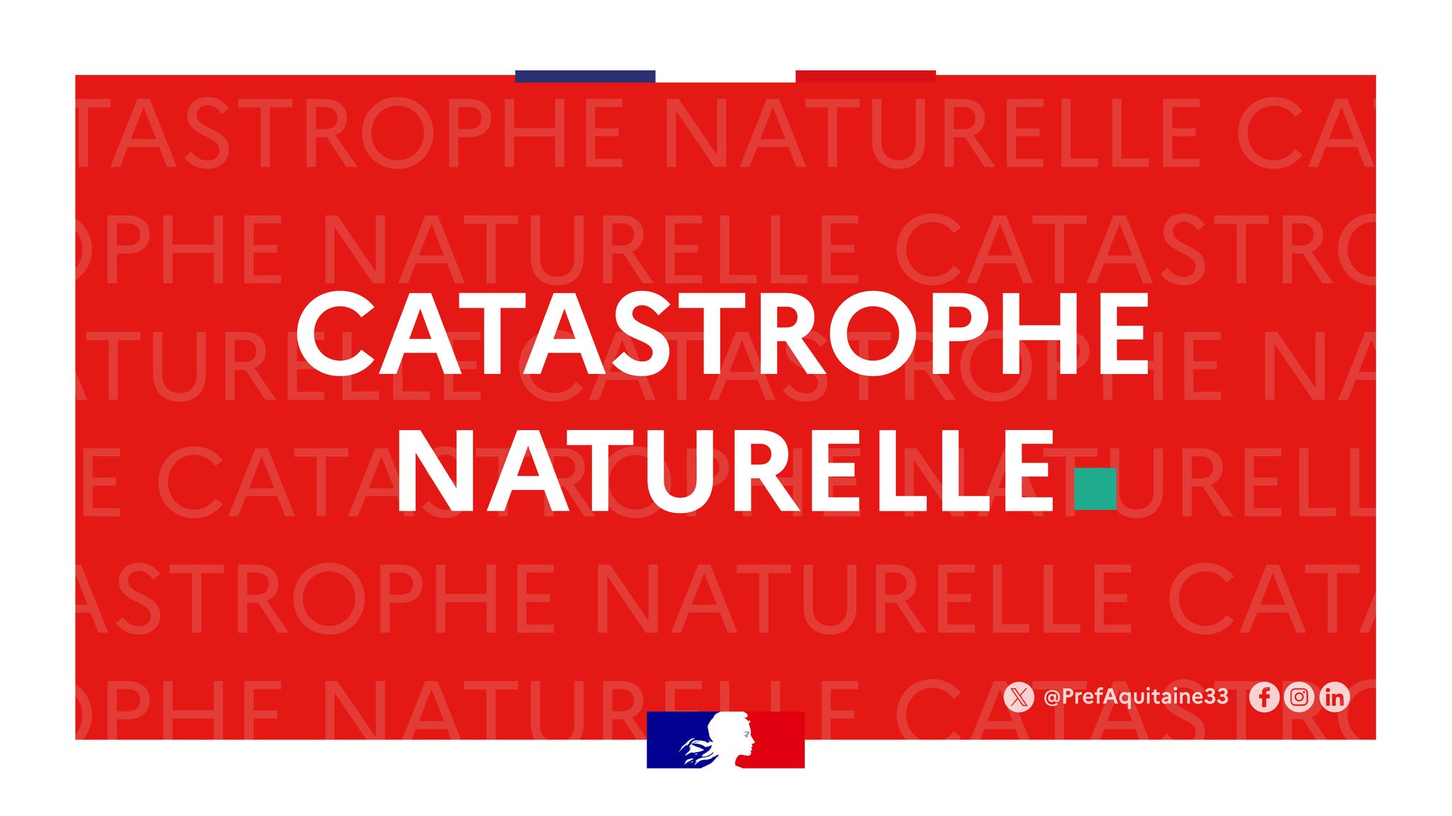 état catastrophe naturelle