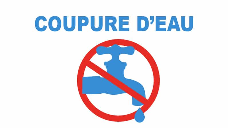 coupure eau