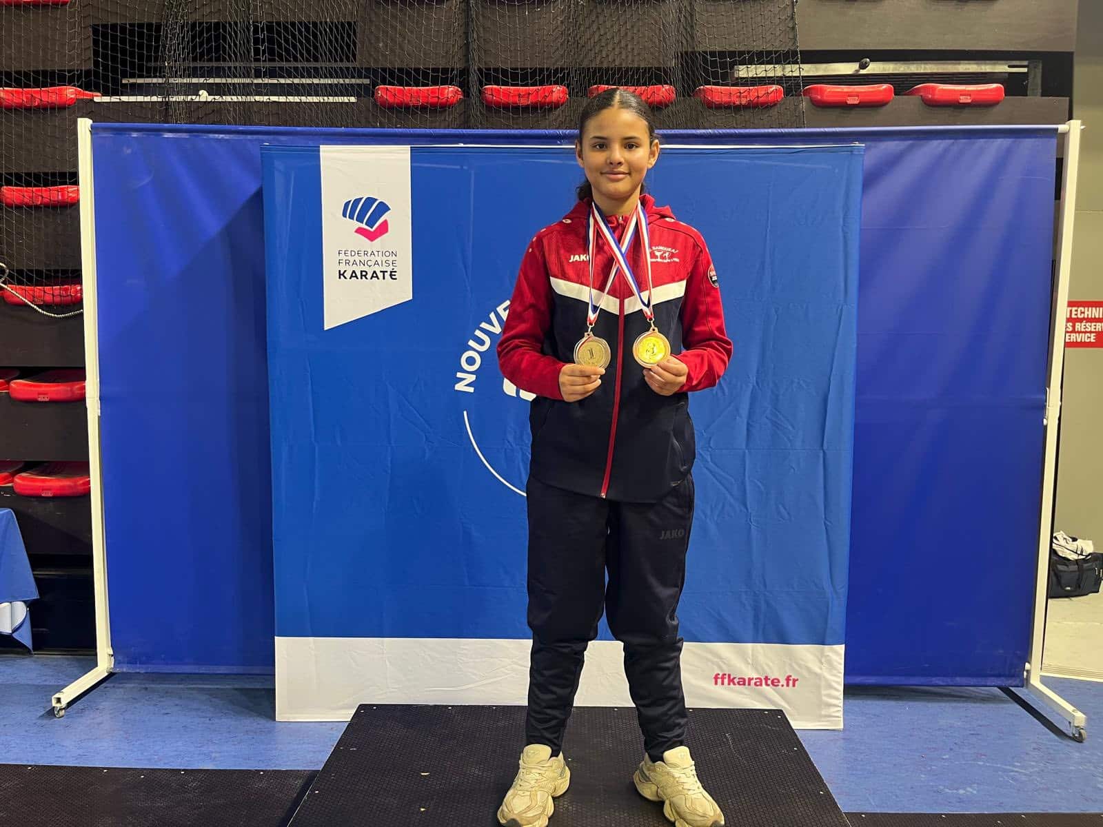 double médaille Amy barry