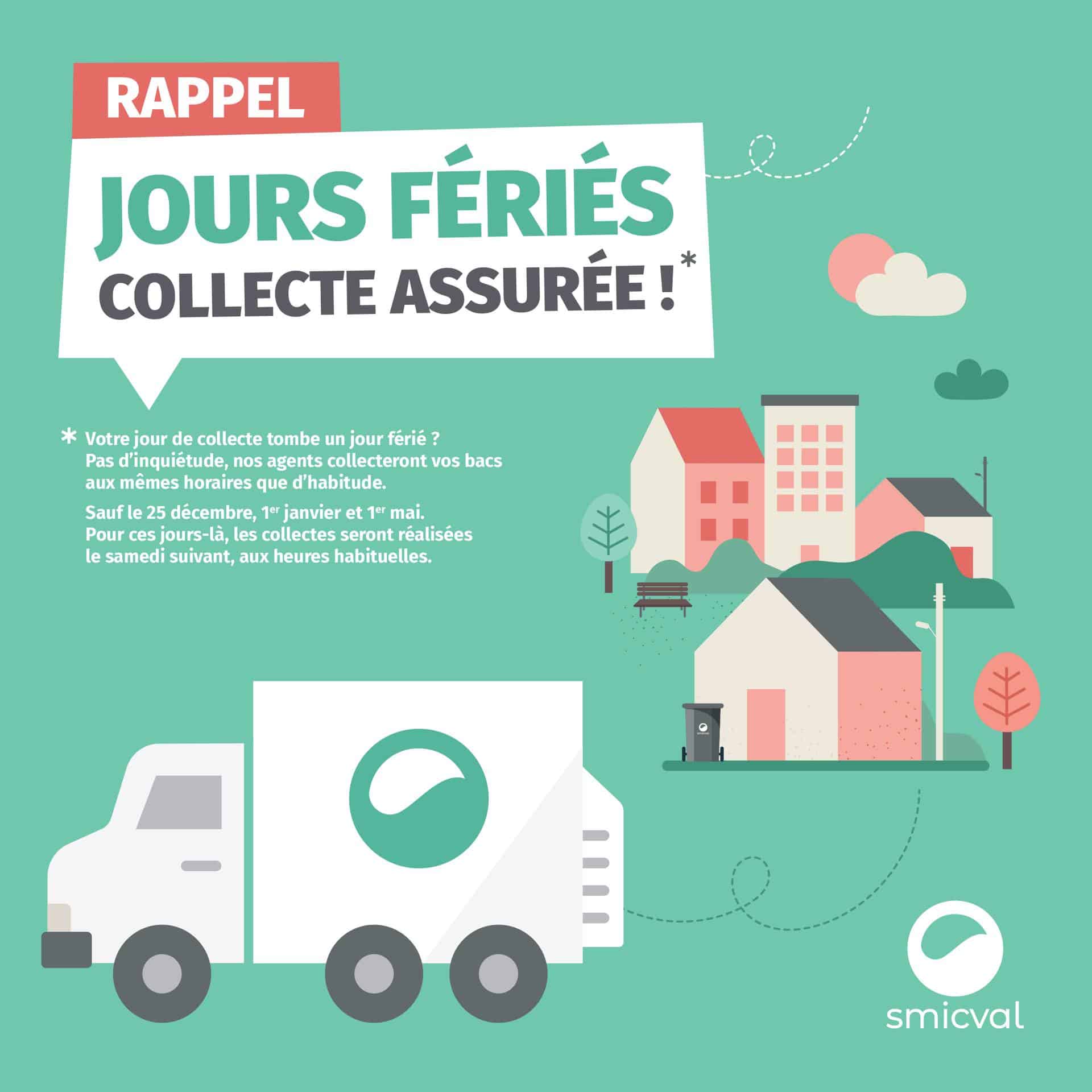 collecte jours fériés