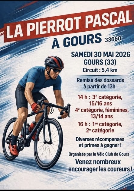course vélo gours
