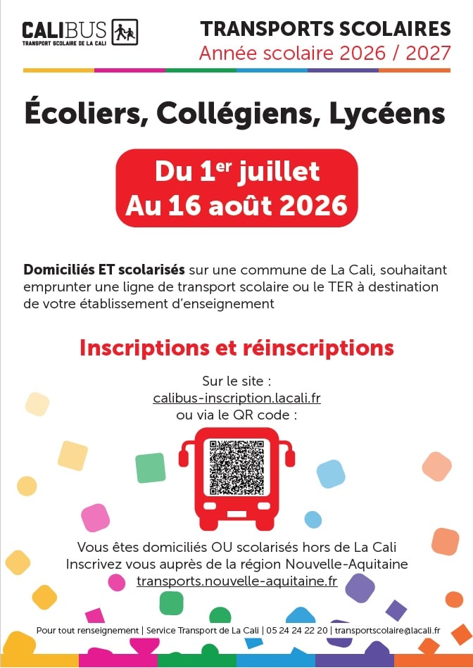 inscription transport scolaire