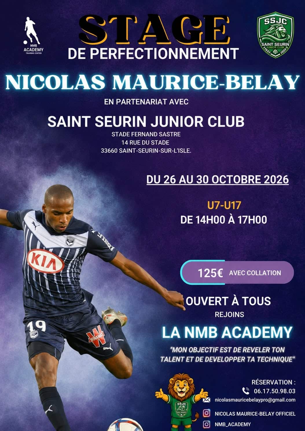 stage Nicolas Maurice Belay